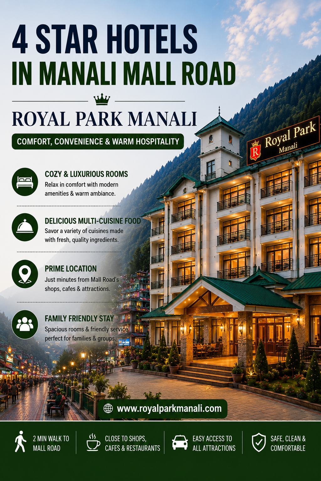 4 Star Hotels in Manali Mall Road