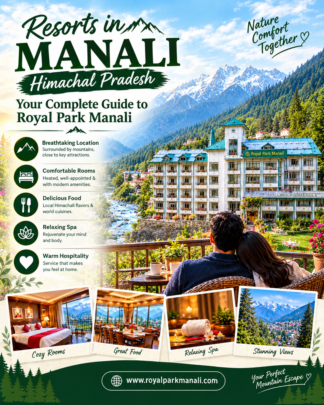 Royal Park Manali – resorts in Manali Himachal Pradesh